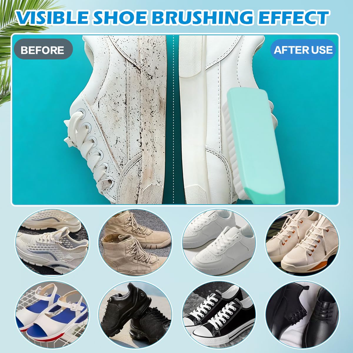 6 PCS Cepillo para Zapatos Cepillo para Limpiar Zapatos Cepillos de Limpieza con Cerdas Cepillo Doméstico Cepillo Portátil Cepillo Multifuncional para Limpiar Ropa Zapatos y Baldosas