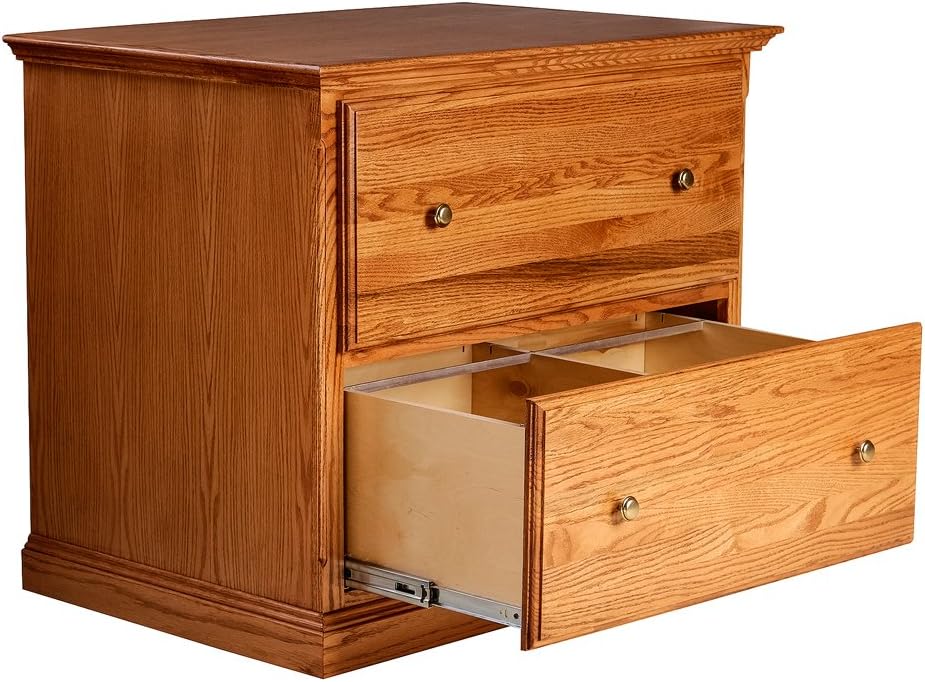 Forest Designs Traditional Golden Oak Lateral File Cabinet 35 W X 30 H X 24 D Medium Oak Home Kitchen Amazon Com