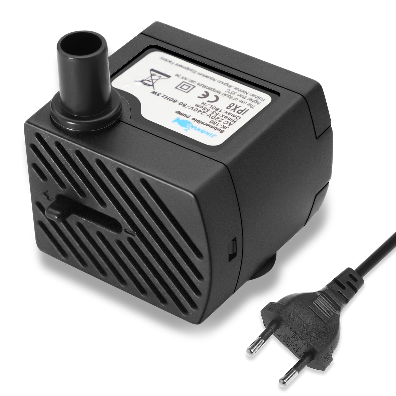 USB Mini Dompelpomp, 250L, Waterpomp voor Aquarium en