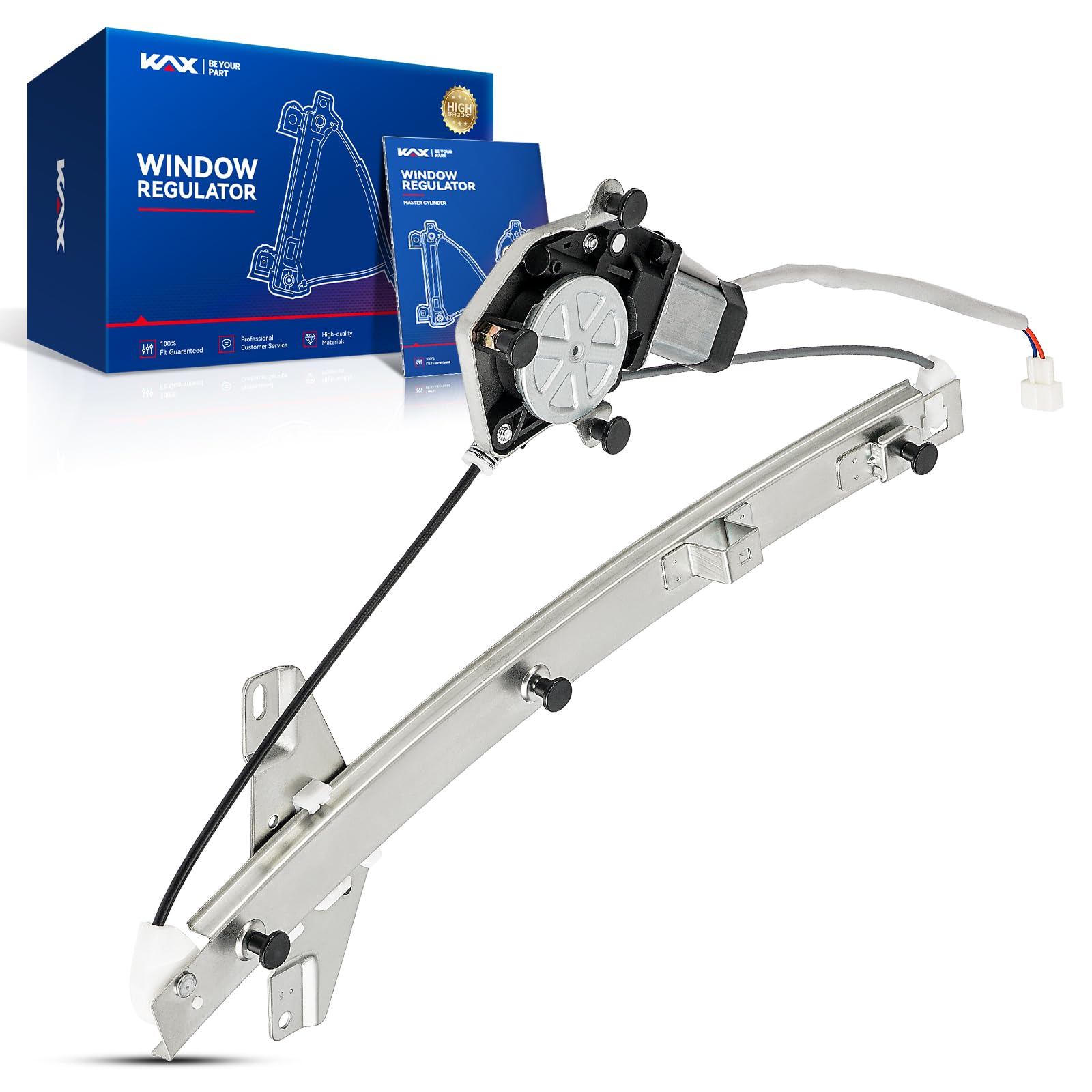 KAX Front Left Power Window Regulator w/Motor Fit for Camry 1992-1996