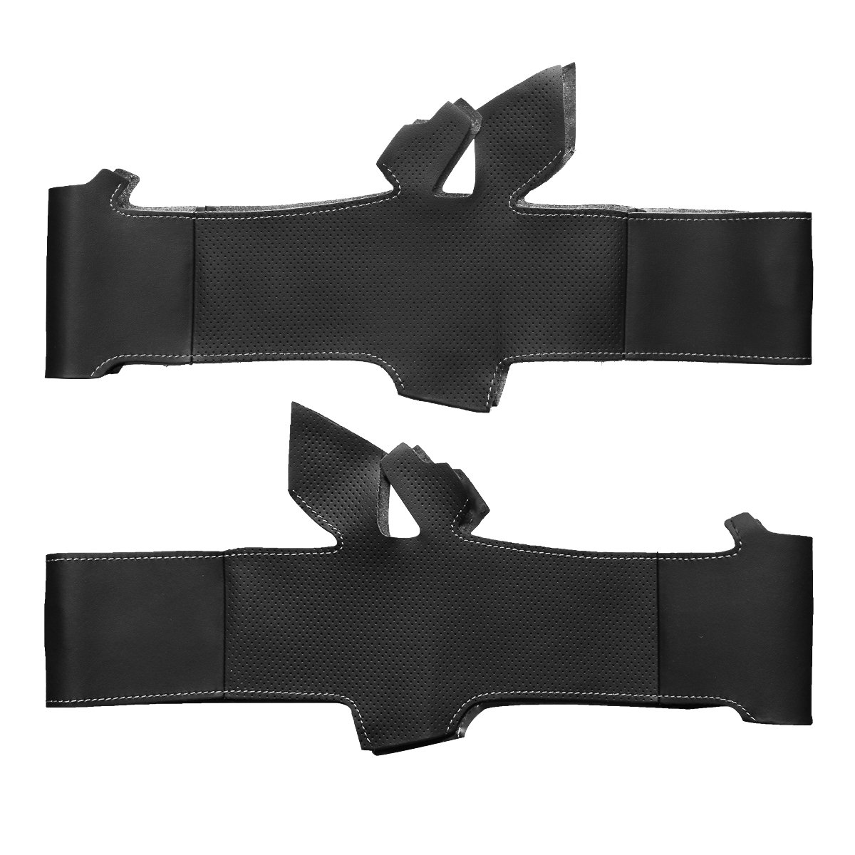 Funda para volante de coche de cuero sintético negro para F10 523Li 525Li 2009 730Li 740Li 750Li