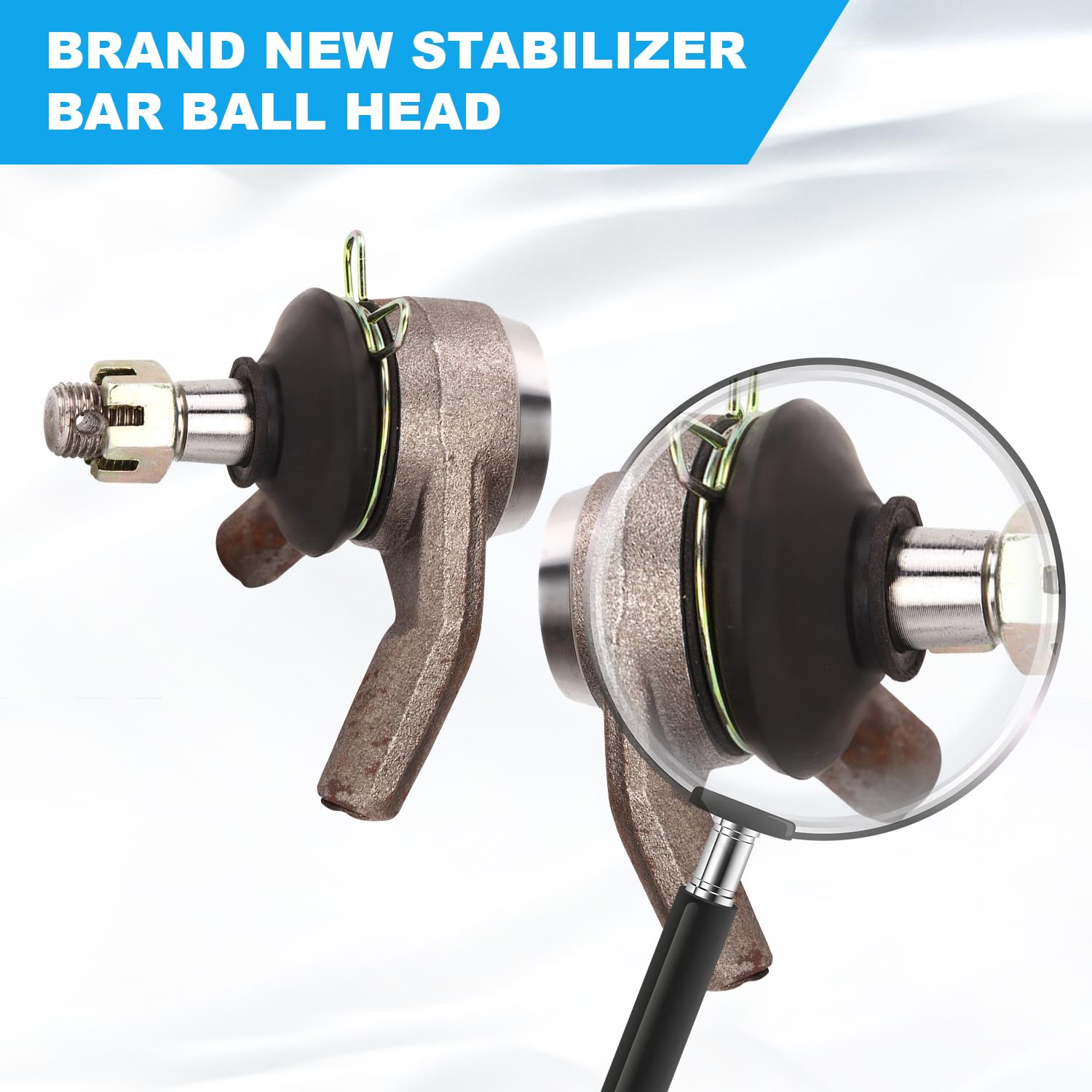 Snapklik.com : Tie Rod Ball Joint 12mm Left Right, ATV Tie Rod For 50cc ...