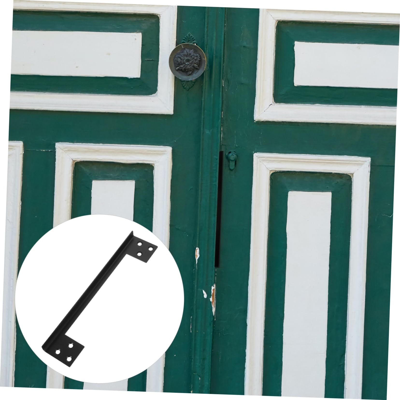 Artibetter 5piezas Protector De Puerta Latch De Inoxidable Cubierta De Seguridad Para Pestillos De Puertas Exteriores Instalación Rápida y Fácil Para Seguridad Adicional