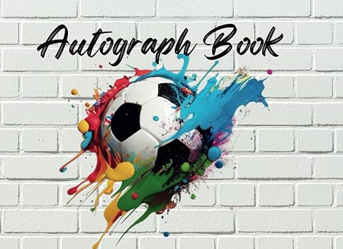 Football Autograph book: collect your special memories.as well as collecting signatures celebrity and sport's stars signatures,keep all album fun for ... Colleagues for Classroom, And All The Events