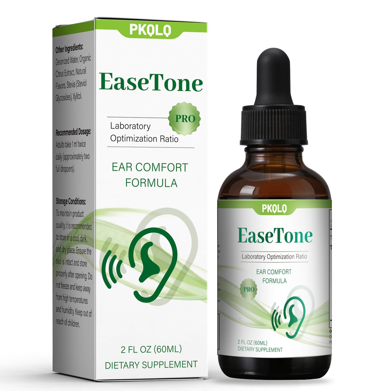 Protecting the Ears with Ear Drops Relieving Tinnitus and maintaining Ear Health it Contains Natural Ingredients It Provides