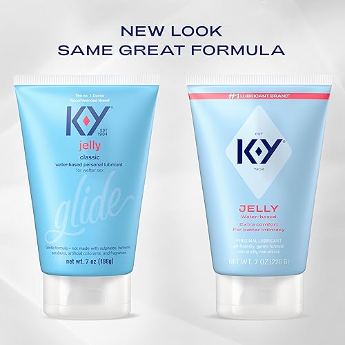 Miniatura 7 de K-Y Jelly Classic Lubricante personal a base de agua, lubricante a base de agua que ayuda a aliviar las molestias, 7 onzas líquidas