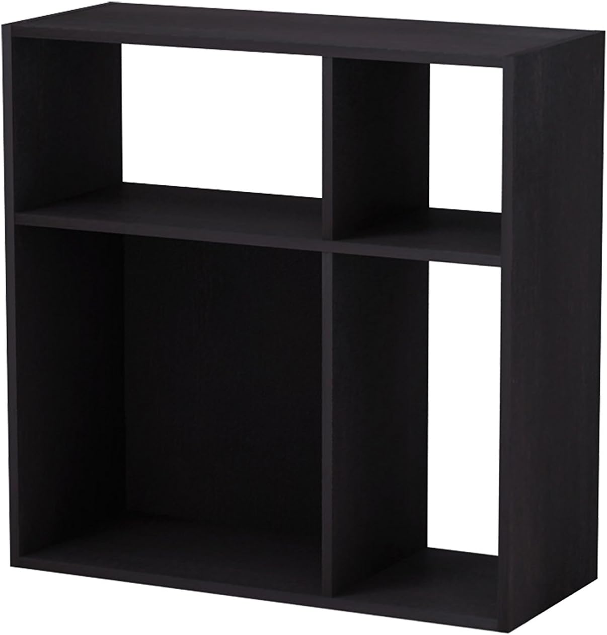 Homestar Asymmetrical Cube Storage Espresso Home & Kitchen