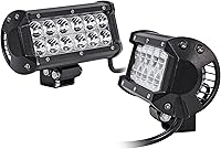 Vista 19 de Faro delantero de 4" LAMPHUS Cruizer de 18W, LED CREE para auto y motocicleta, 4", Inundación