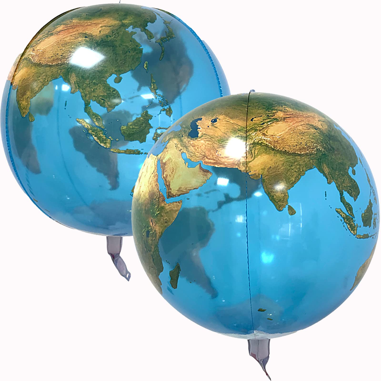 Amazon.co.jp: Big Mylar 地球儀風船 地球の日用 デコレーション