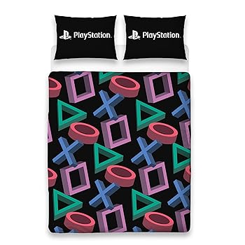 Character World Official Sony Playstation Abstract Double Duvet Cover