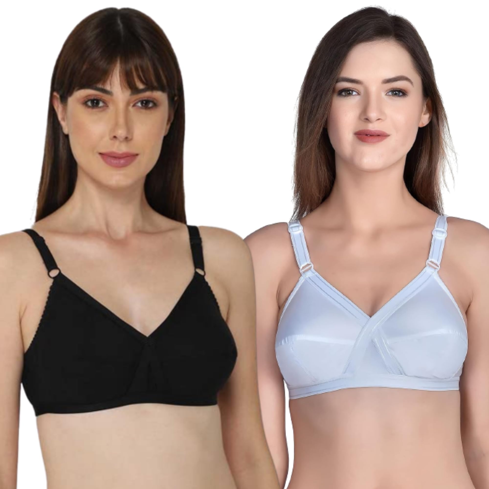 Buy Aliesa Fashion Women's Cotton Cross Bra for Women and Girls