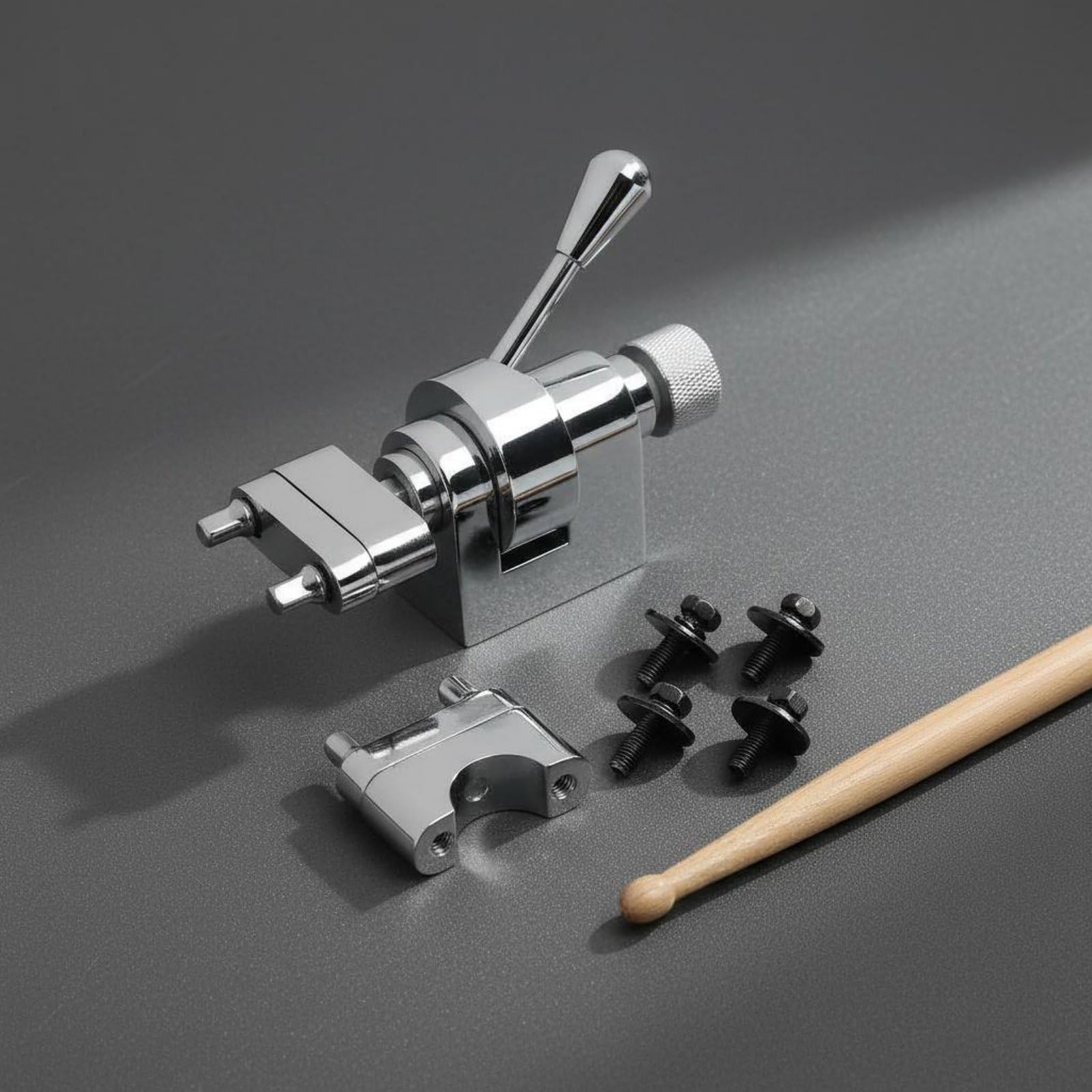 Drum Hardware Adjuster Regolatore Cordiera Snare Strainer Meccanismo Regolazione Tensione in Lega di Zinco per Batteria Adatto a Studenti Musicisti Spettacoli Registrazioni, Argento