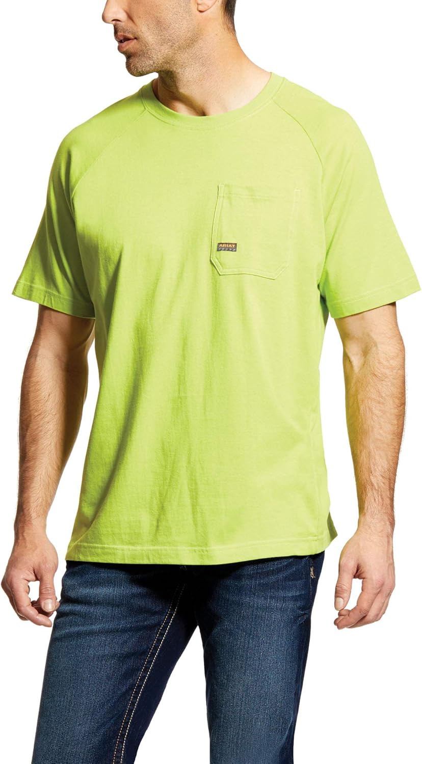 Ariat Men’s Durable Cotton Rebar T-Shirt for Comfort & Strength Ariat Men’s Durable Cotton Rebar T-Shirt for Comfort & Strength