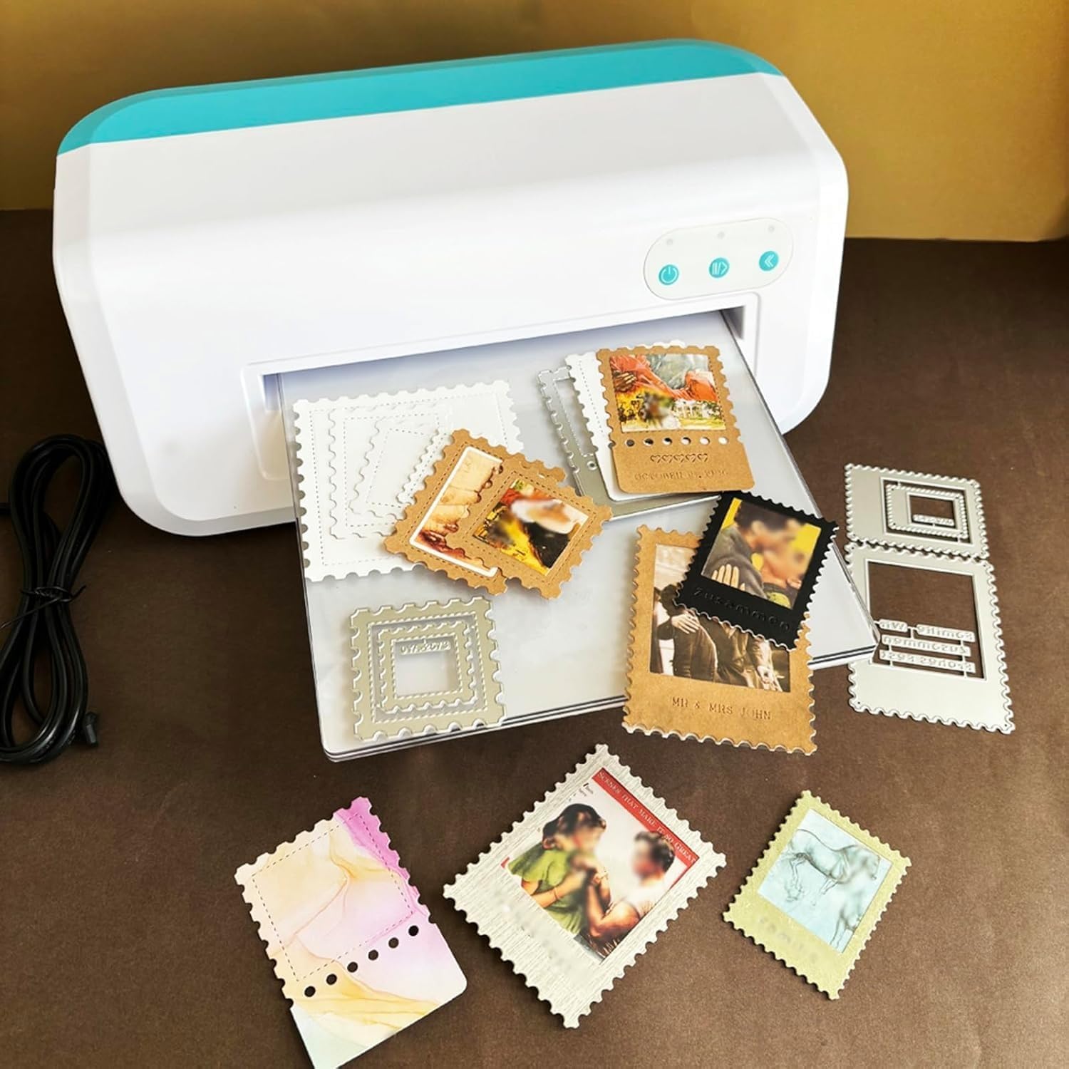 Automatyczna maszyna do wykrawania i tłoczenia A4, elektryczna maszyna rzemieślnicza, rozmiar stołu 22 x 32 cm, tworzenie kartek, materiały do scrapbookingu, sztuka i rękodzieło DIY