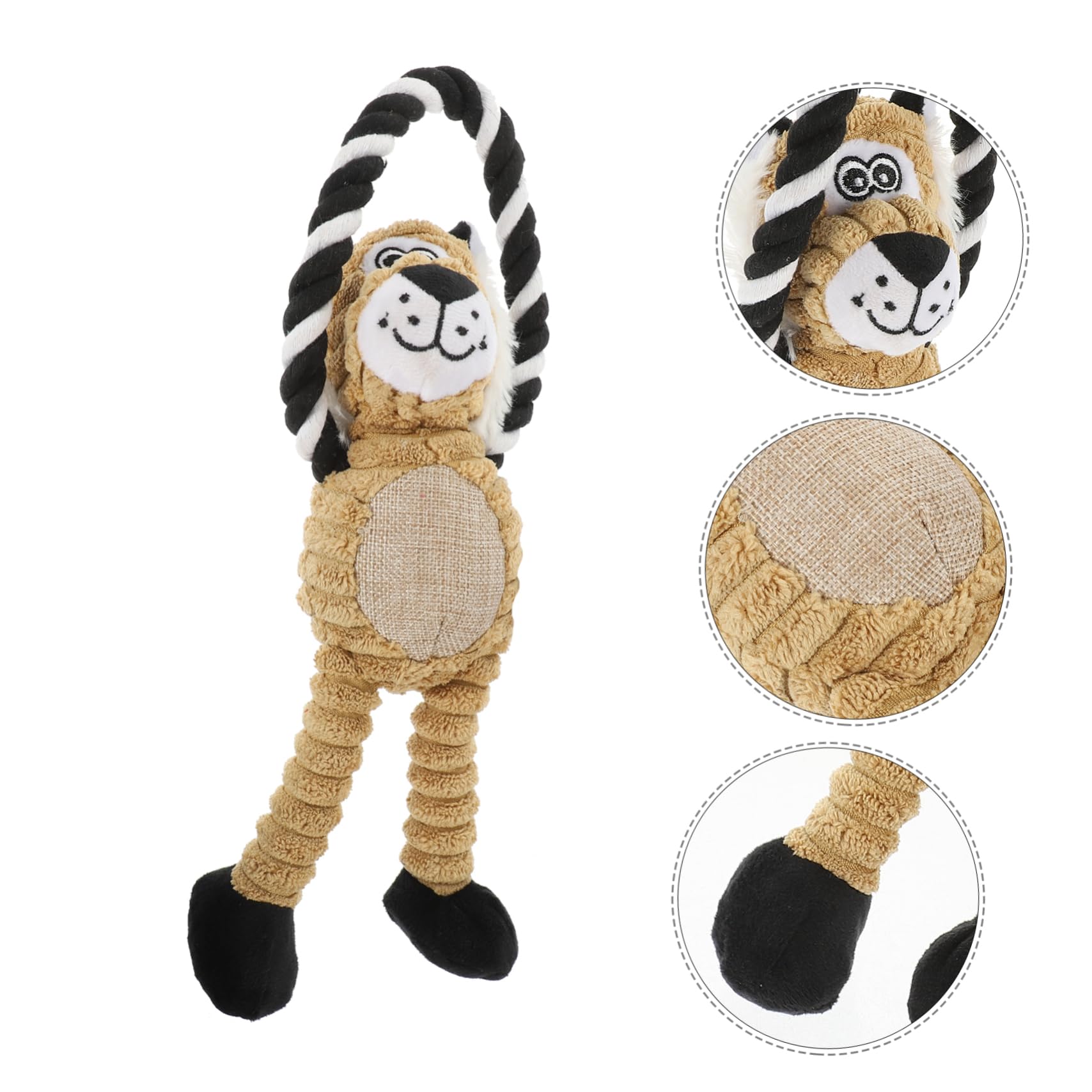 Amazon | BUGUUYO 犬用噛みおもちゃ ライオンぬいぐるみ 高靭性 軽量