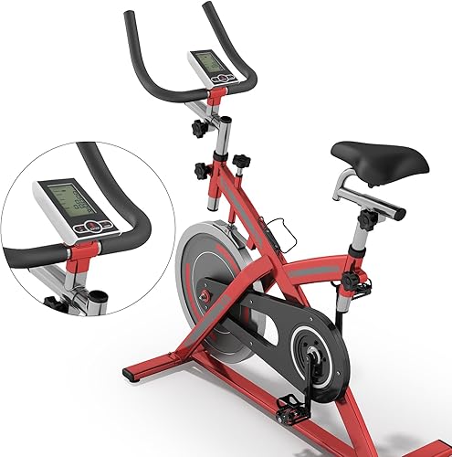 Miniatura 3 de Monitor de computadora de bicicleta estática con pantalla de velocímetro, sensor de frecuencia cardíaca para bicicleta estacionaria, máquina