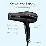 Sèche-cheveux Conair 1875 Watts Style & Shine Collection Cristal Naturel
