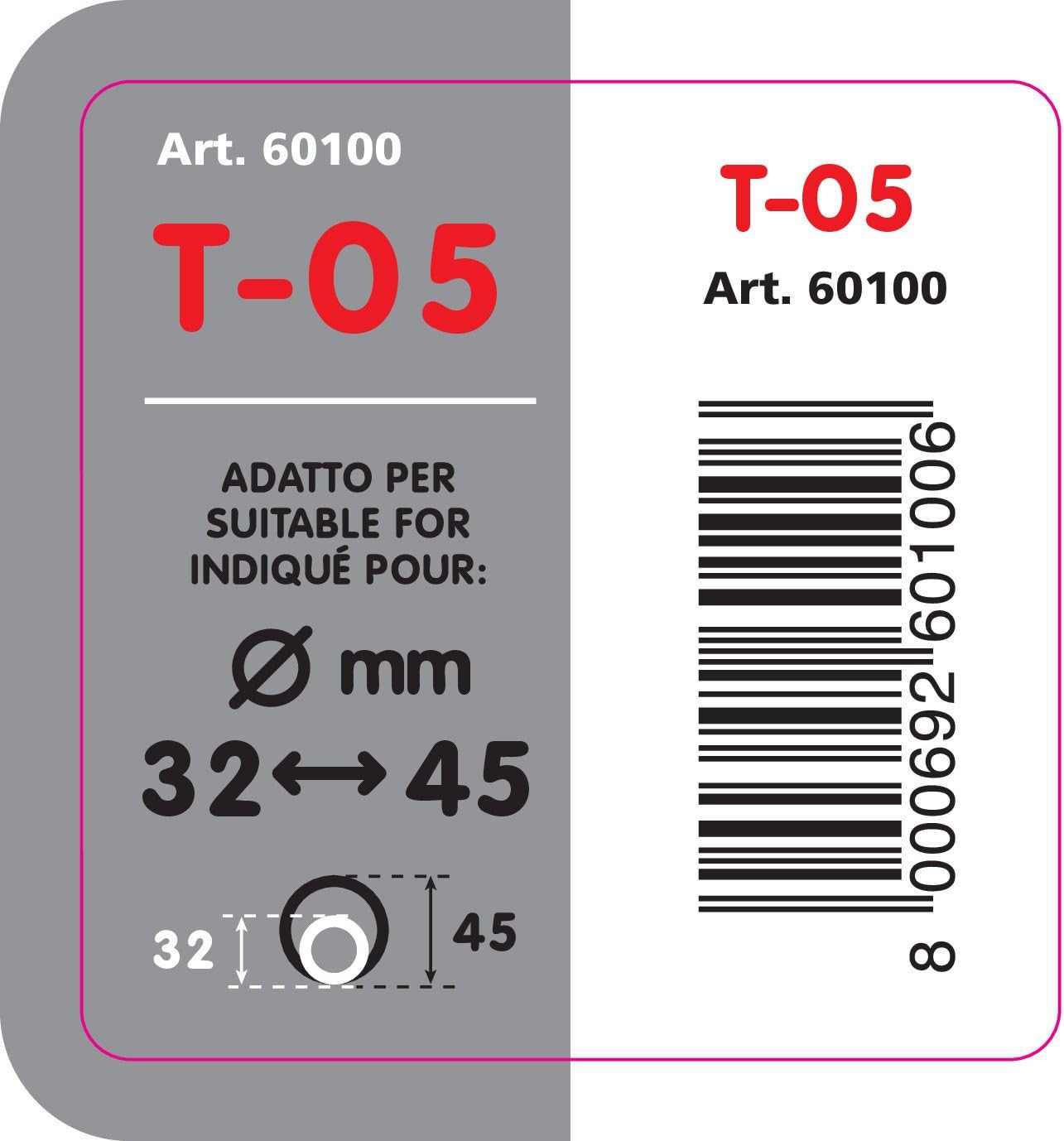 Lampa 40844 Exhaust Trim T-05