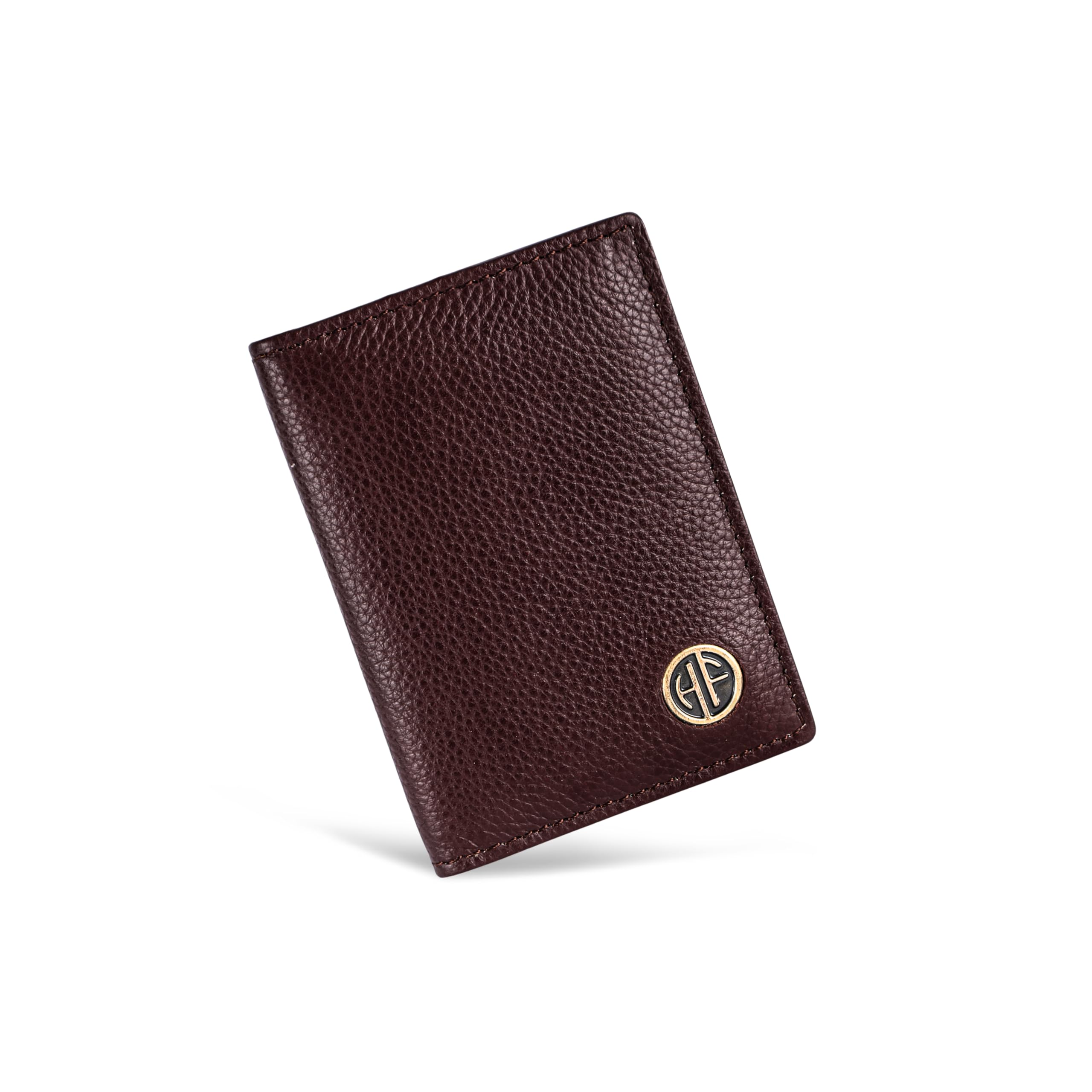 HAMMONDS FLYCATCHER Genuine Leather Card Holder for Men, Credit Card Holder, Slim Bi-Fold RFID Protected Credit Card Wallet for Men with 6 Card Slots, Metal Snap Button - Redwood Brown (B08WQC4SND) Amazon Price History, Amazon Price Tracker