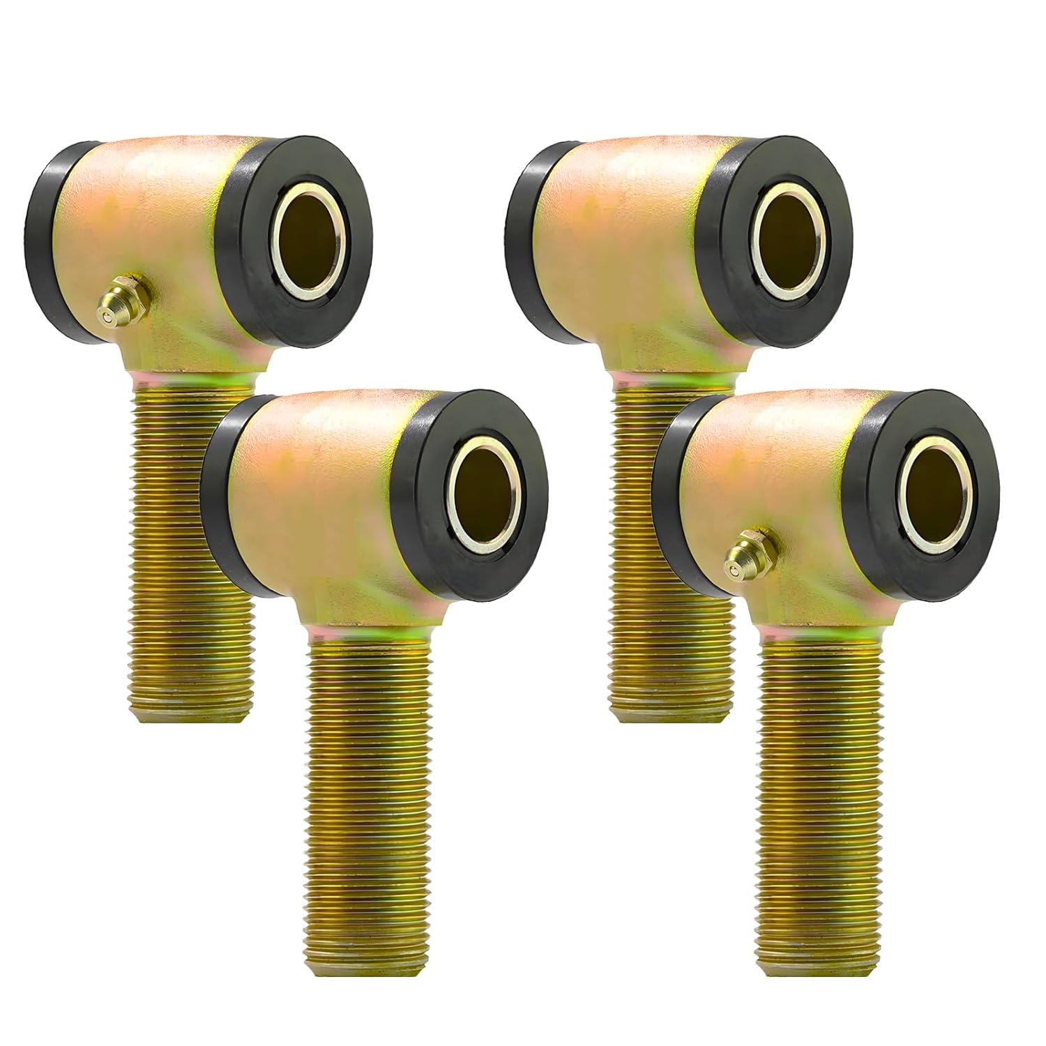 3/4"-16 Rod End Bushings Kit with Polyurethane Bushings,LH & RH 3/4" Thread x 5/8" I.D Bore Heim Joints Rod End Bushing for Suspension Links, Lift Kits, Sway Bars & Custom Fabrication-2 Pair