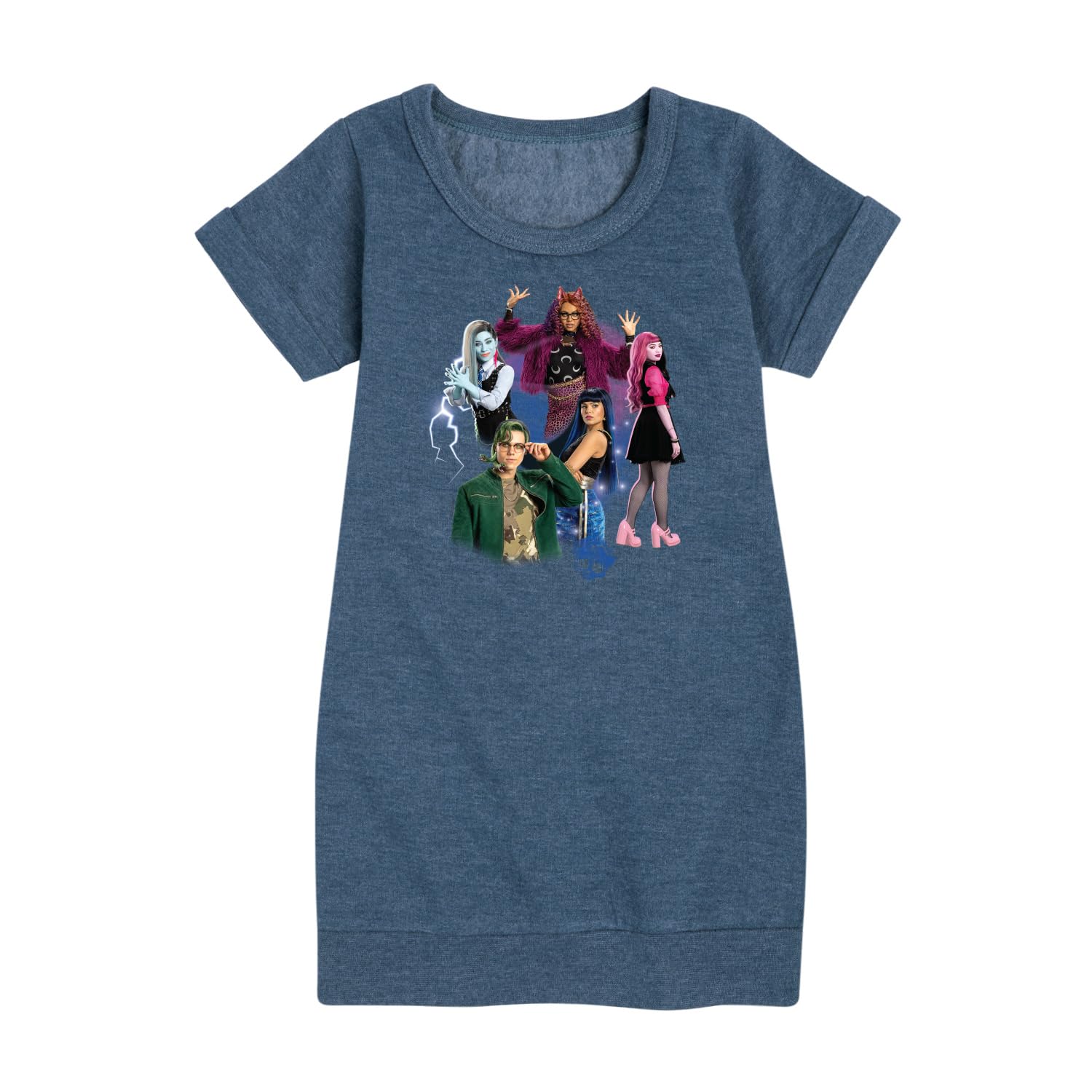 Monster High - Character Group - Toddler and Youth Girls Fleece Dress