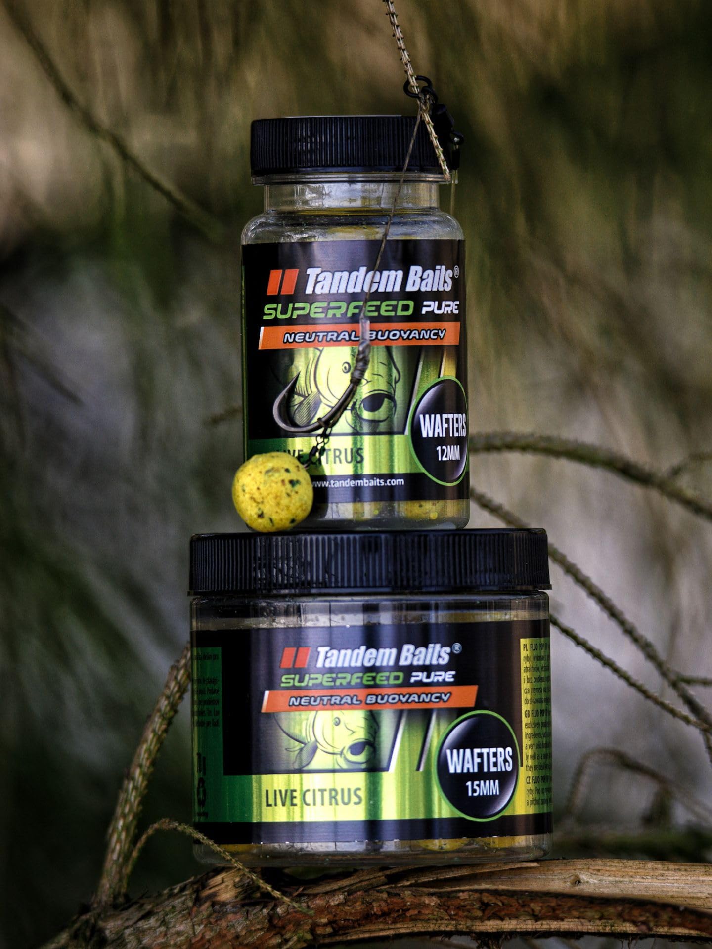 Tandem Baits SuperFeed Pure Wafters Squid & Chili, Squid & Chili 12mm 30g - Image 4