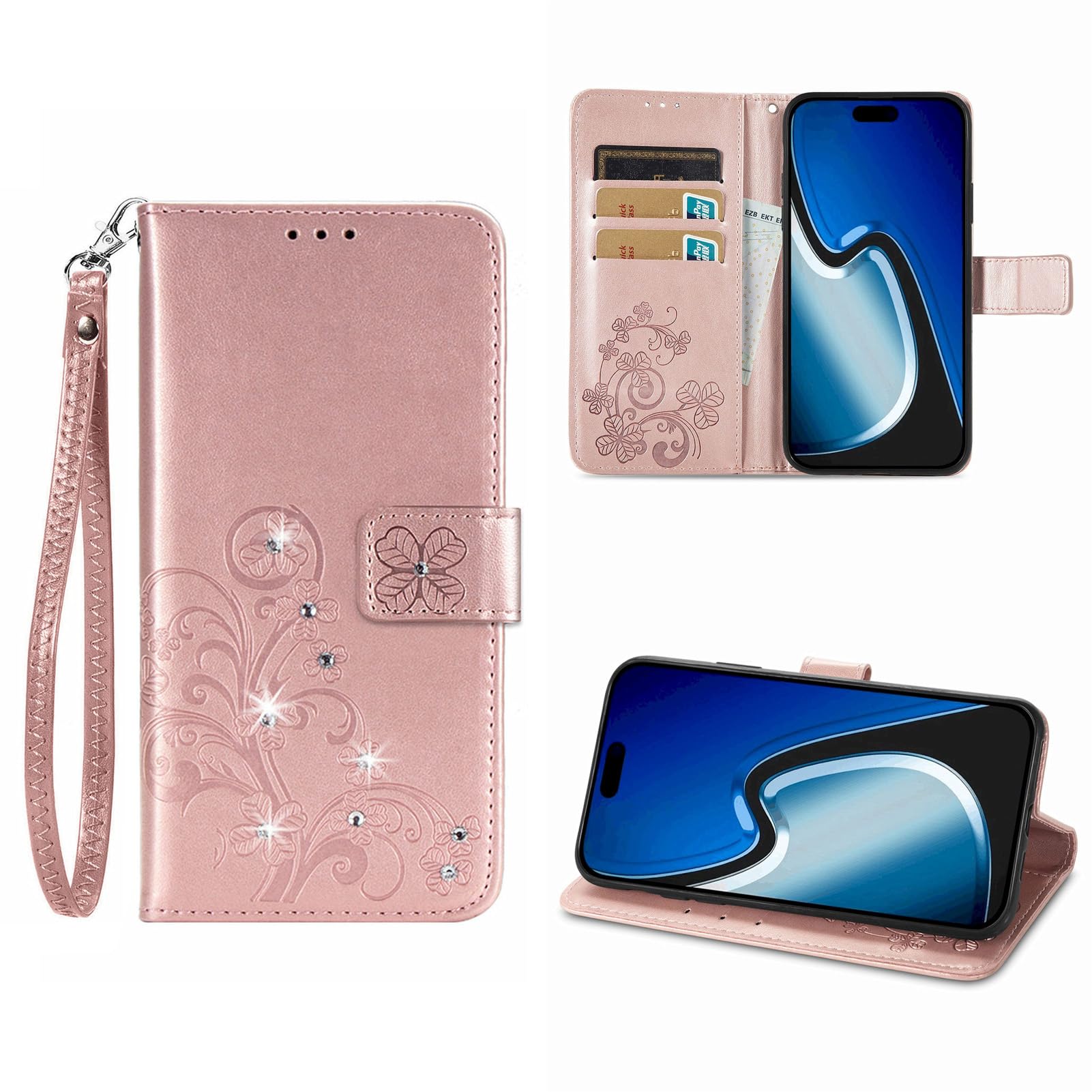 Amazon.com: MIGOTODA PU Leather TPU Protective Phone Case