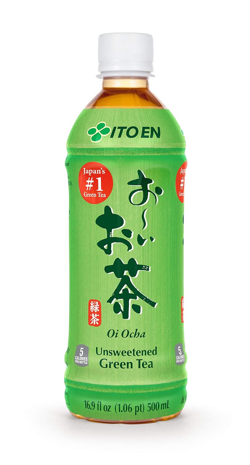 Ito En Tea Oi Ocha Green Tea (Pack of 12) and Tea's Tea Ocha Green Tea, 16.9 oz Bundle