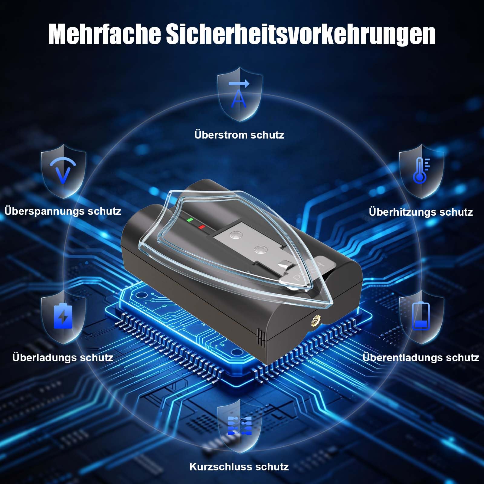 4 Stück Batterien mit Ladestation für Ring Video Doorbell, 3,65V 7200mAh V4 Ersatz Kamera Akku kompatibel mit Ring Doorbell 2/3/3+/4, für Stick Up Cam (2nd & 3rd Gen) und Spotlight Cam