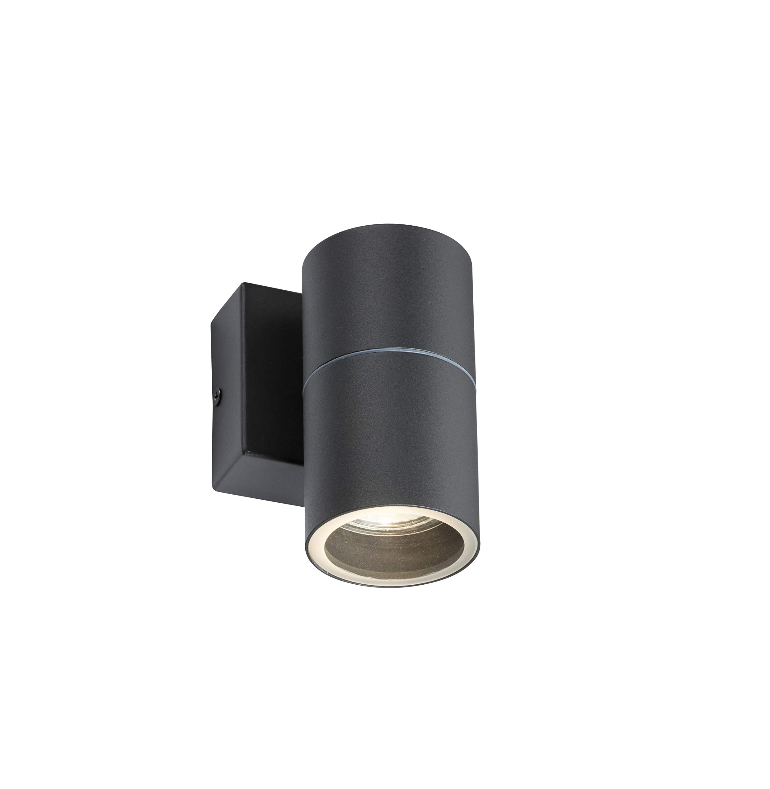 Single GU10 Outdoor Wall Light in Anthracite