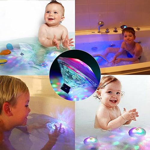 Miniatura 7 de Luces de piscina luces LED flotantes que cambian de color con 8 modos de iluminación bajo el agua luz de piscina impermeable que funciona con pilas