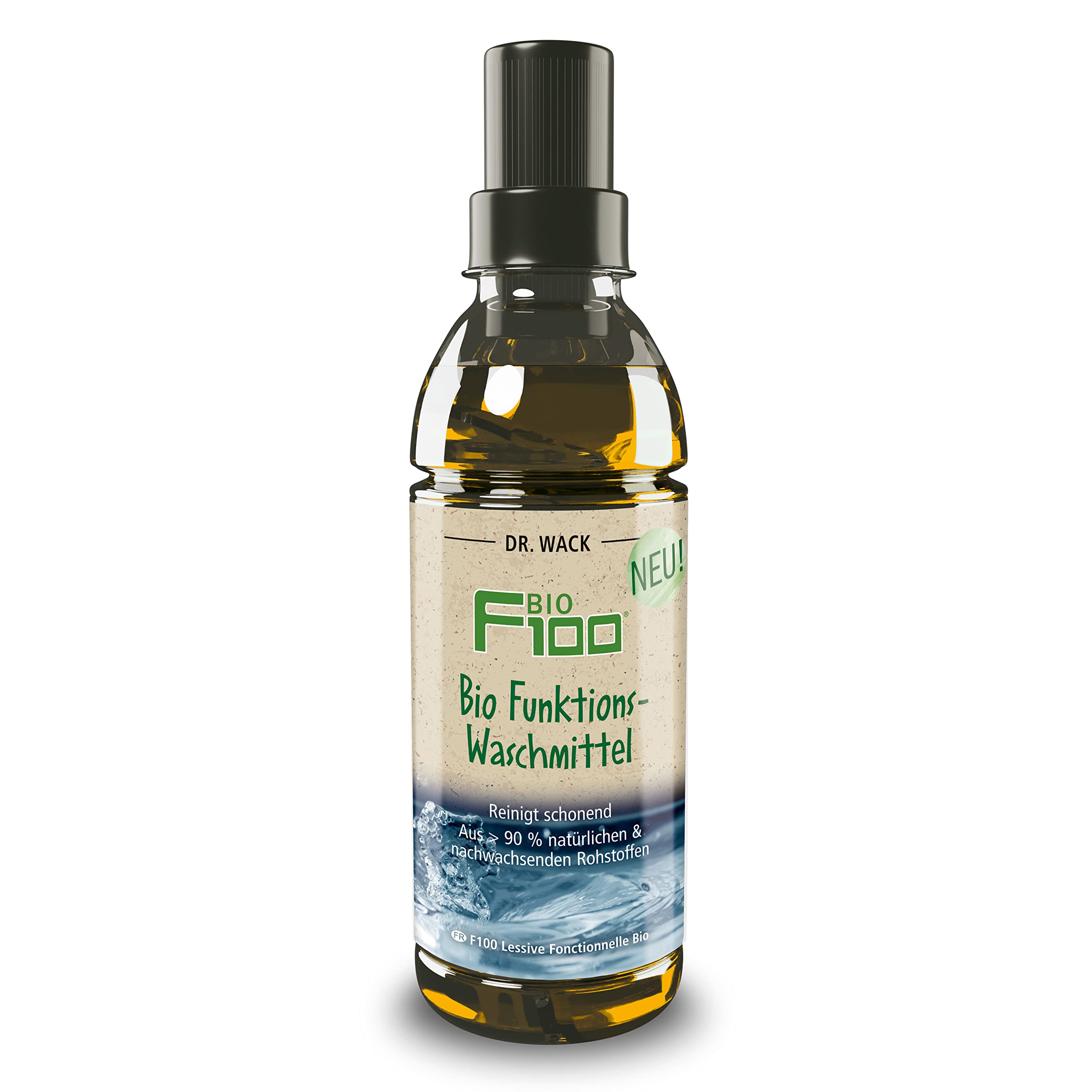 Dr. Wack - F100 organic functional detergent 300 ml, liquid detergent for bicycle clothing, aIler type, high-quality odour remover, made in Germany