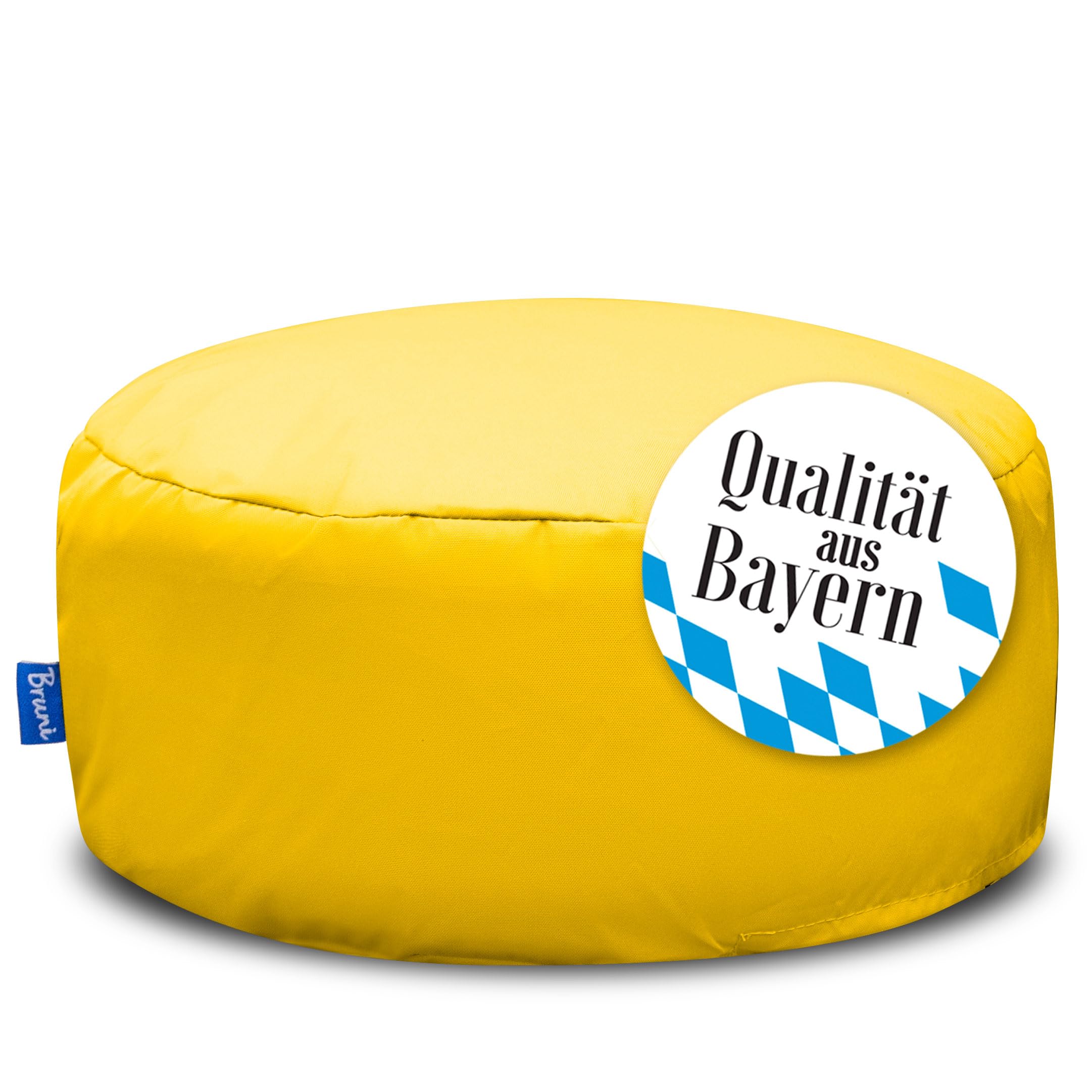 Bruni Pouf L Bordeaux - Pouf rond pour l'intérieur et l