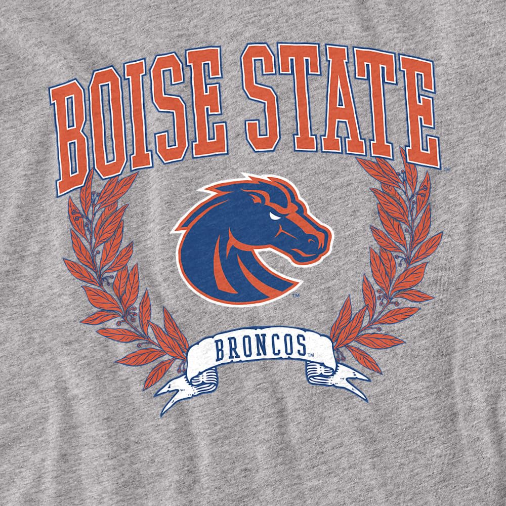 LOGOVISION Boise State University Laurels Dark Kids T Shirt (2) for Toddler Boys and Girls, Athletic Heather