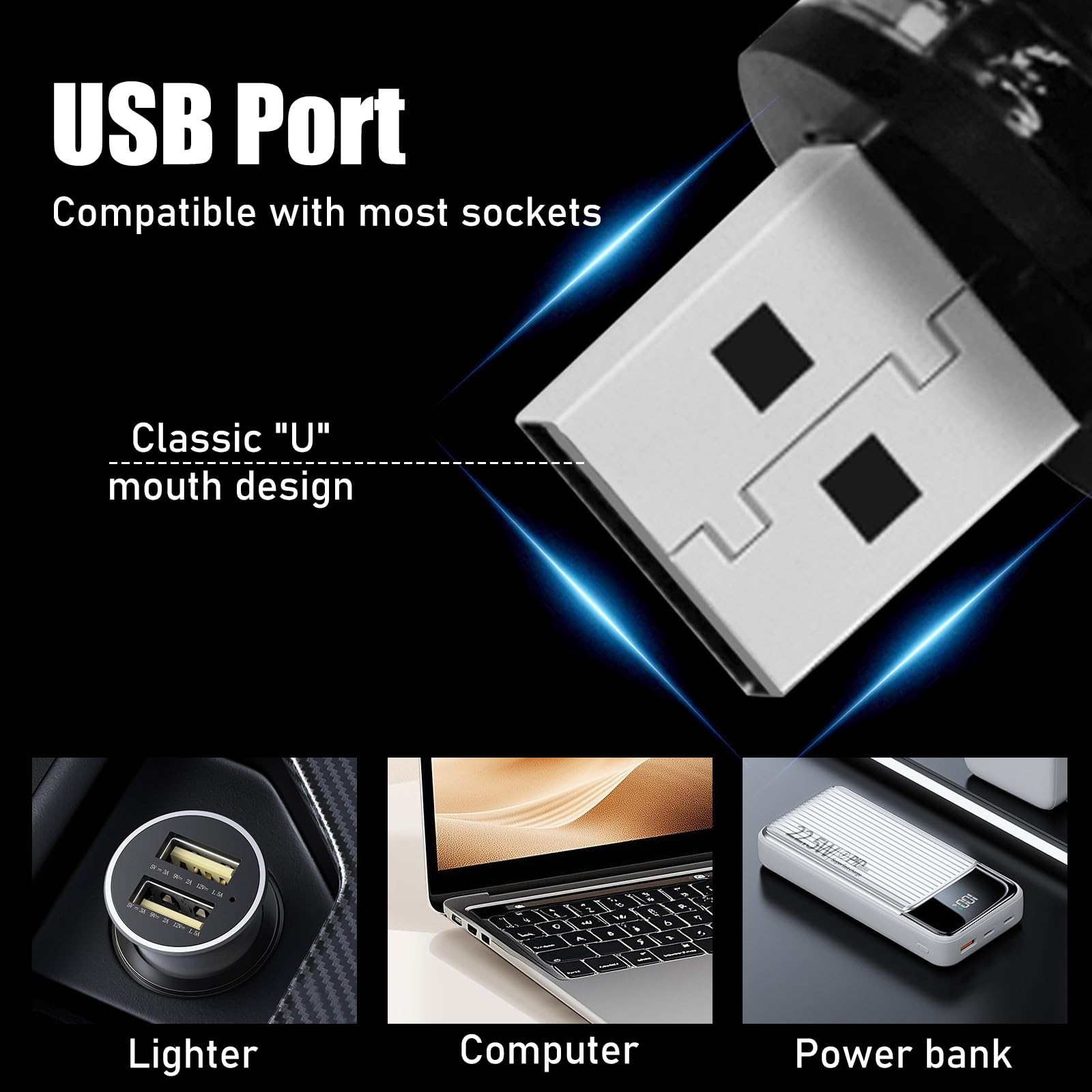 4 luci notturne a LED USB, mini luce LED per auto, dimmerabile, lampada USB con touch, retro USB, luce notturna in vetro trasparente, luce notturna bianca calda, rosso, blu, viola
