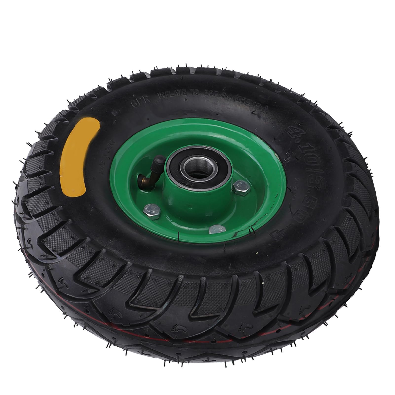 Ruota Gonfiabile per Carrello 10,5 Pollici in Gomma con Cuscinetto 260x70mm Capacità Carico 250kg