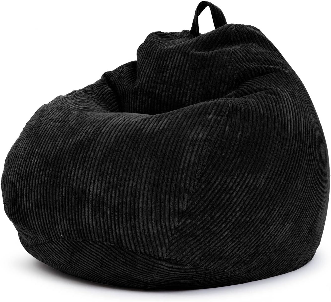 Green Bean© Silla Puff para Uso Interior 90x110cm con Relleno de Perlas de EPS ǀ Puf Hecho de Tela Pana - Acogedor, Suave, Lavable - Cojín de Suelo Cojín de Asiento Silla de salón Mueble Relax