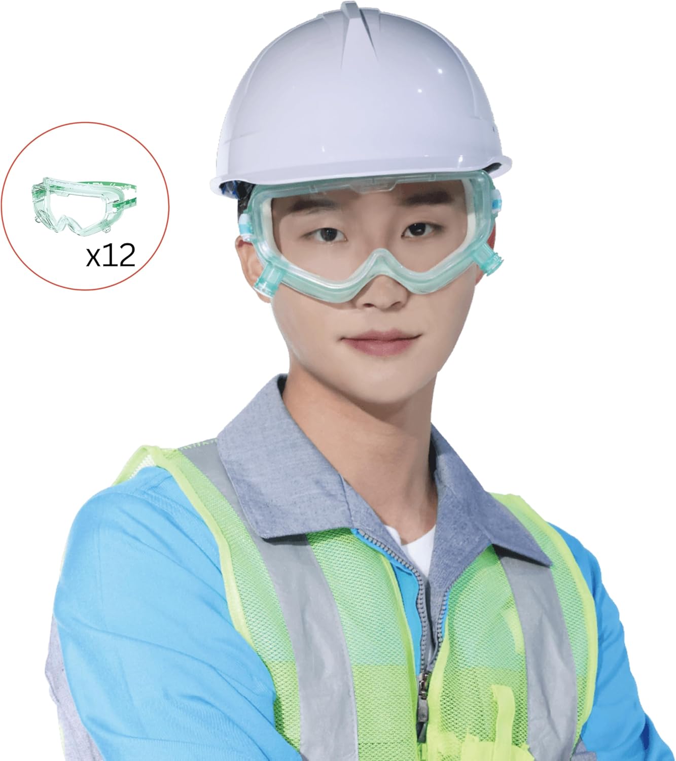 ZERO SAFETY GOGGLES ENHANCED ANTI-FOG FUNCTION, ZERO MOISTURE (Dozen pack - 12pcs)