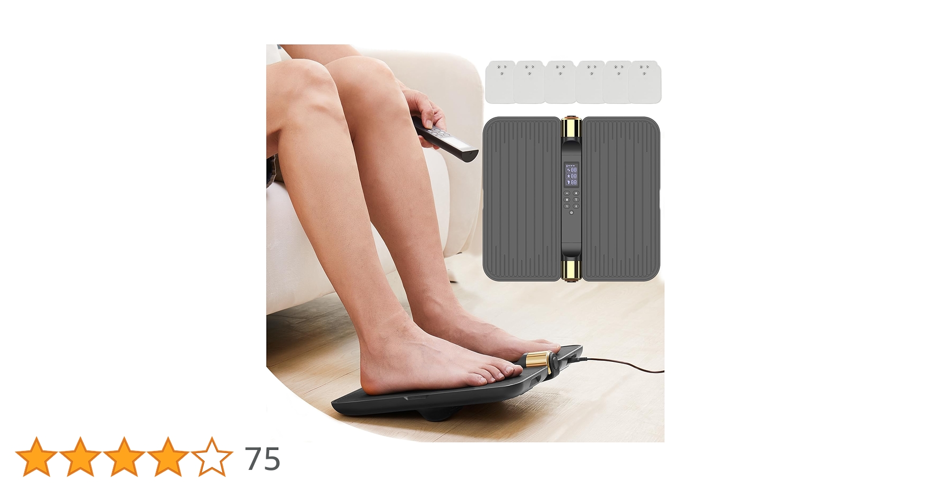 EMS LEG FIT X2 足用トレーニング機器 Amazon | SENPPLE Leg Fit X2 足裏 EMS フットマット 足 フット