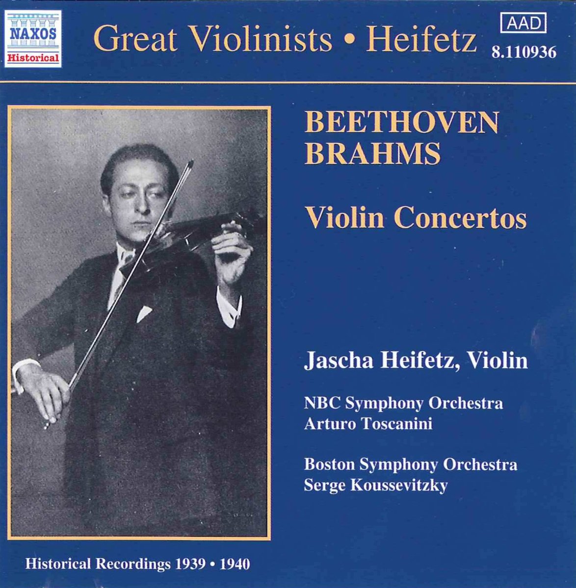 BEETHOVEN / BRAHMS: Violin Concertos