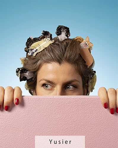 Miniatura 5 de Yusier Pinzas para el pelo de perro, pinzas de gato con forma de animal para mujeres y niñas, tamaño pequeño (labrador)