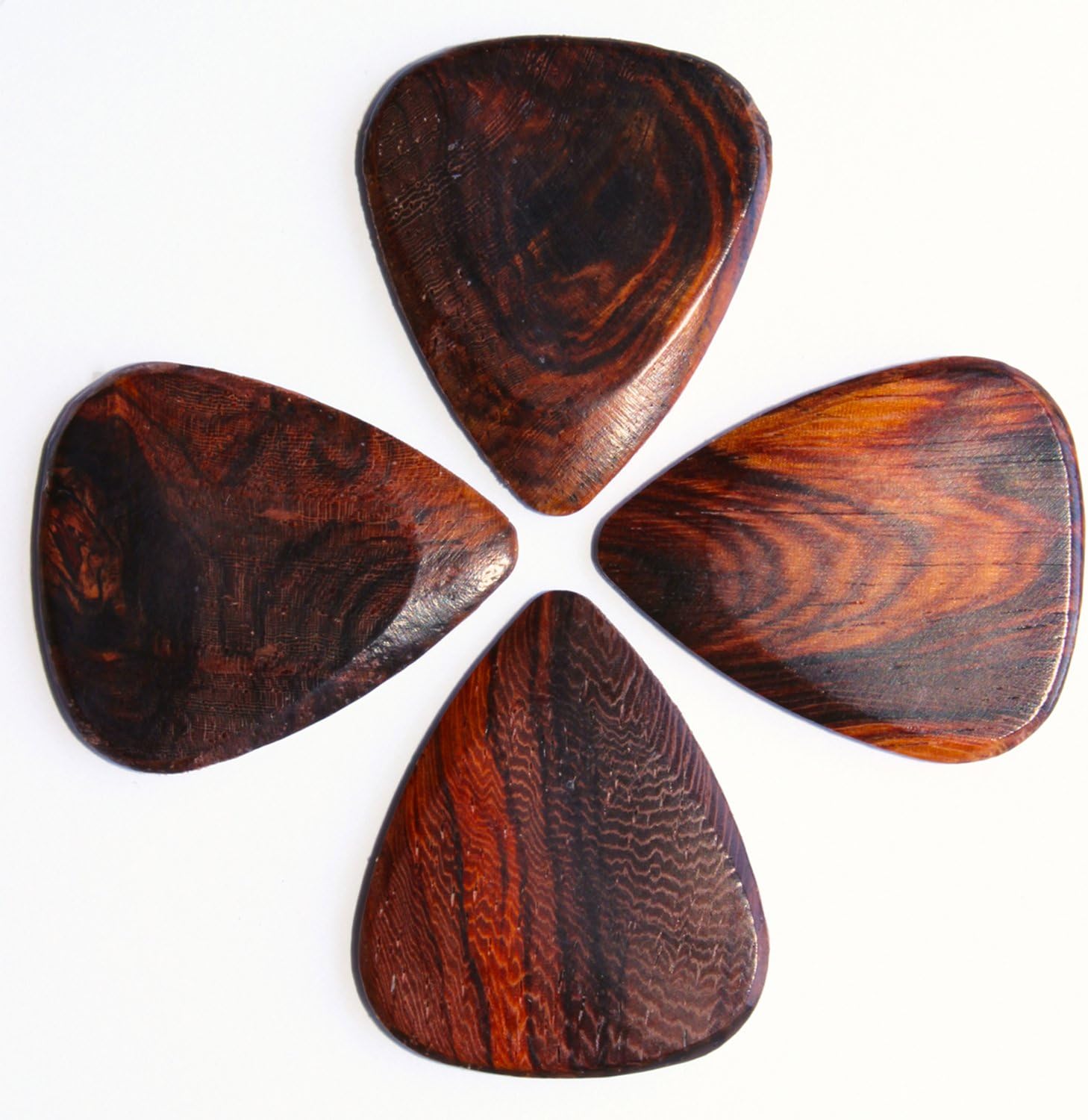 Timber Tones TTBP4 Burma Padauk Pack of Four Guitar Picks