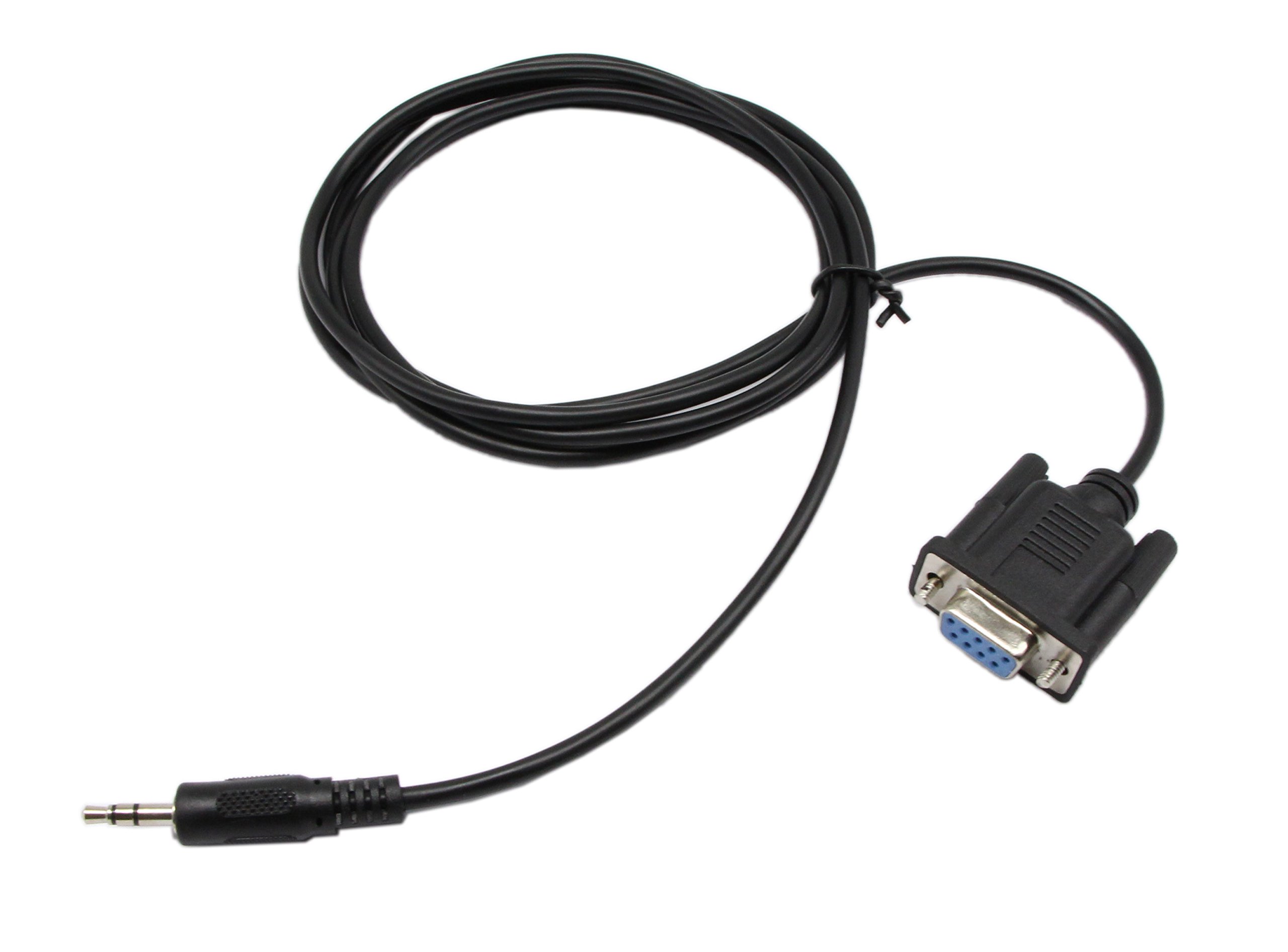 CERRXIAN DB9 9-pinowy kabel żeński, DB 9 żeński do TRS 3,5 mm (1/8 cala) TRS stereo męski szeregowy kabel danych - 6 stóp
