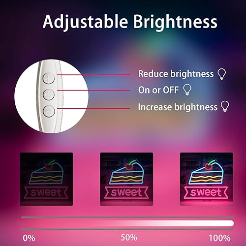 Miniatura 10 de Letrero de neón de golf para decoración de pared, letrero LED de neón de golf, letreros de luces de neón creativas con alimentación USB para club de