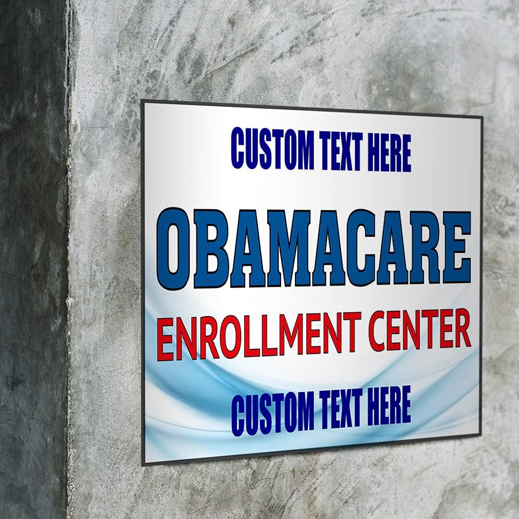 Custom Decal Stickers Multiple Sizes Obamacare Enrollment Center Industrial Vinyl Safety Sign Label Assisted Living Senior Care Personalized Text Here 24x18Inches