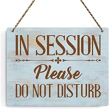 BELLOWDEER Decorative Sign Office Clinic Law Firm Hotel Home 8 x 10 Inches Wooden Privacy Door Sign Please Do Not Disturb