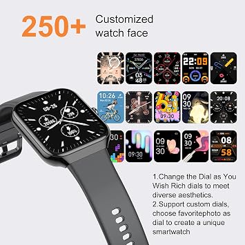 Smart Watch for Men Women (Answer/Make Call), Fitness Watch with Heart Rate/Sleep Monitor/Pedometer/Calories,2026 New Smartwatch IP68 Waterproof,113+ Sports Modes, Activity Tracker for Android iOS