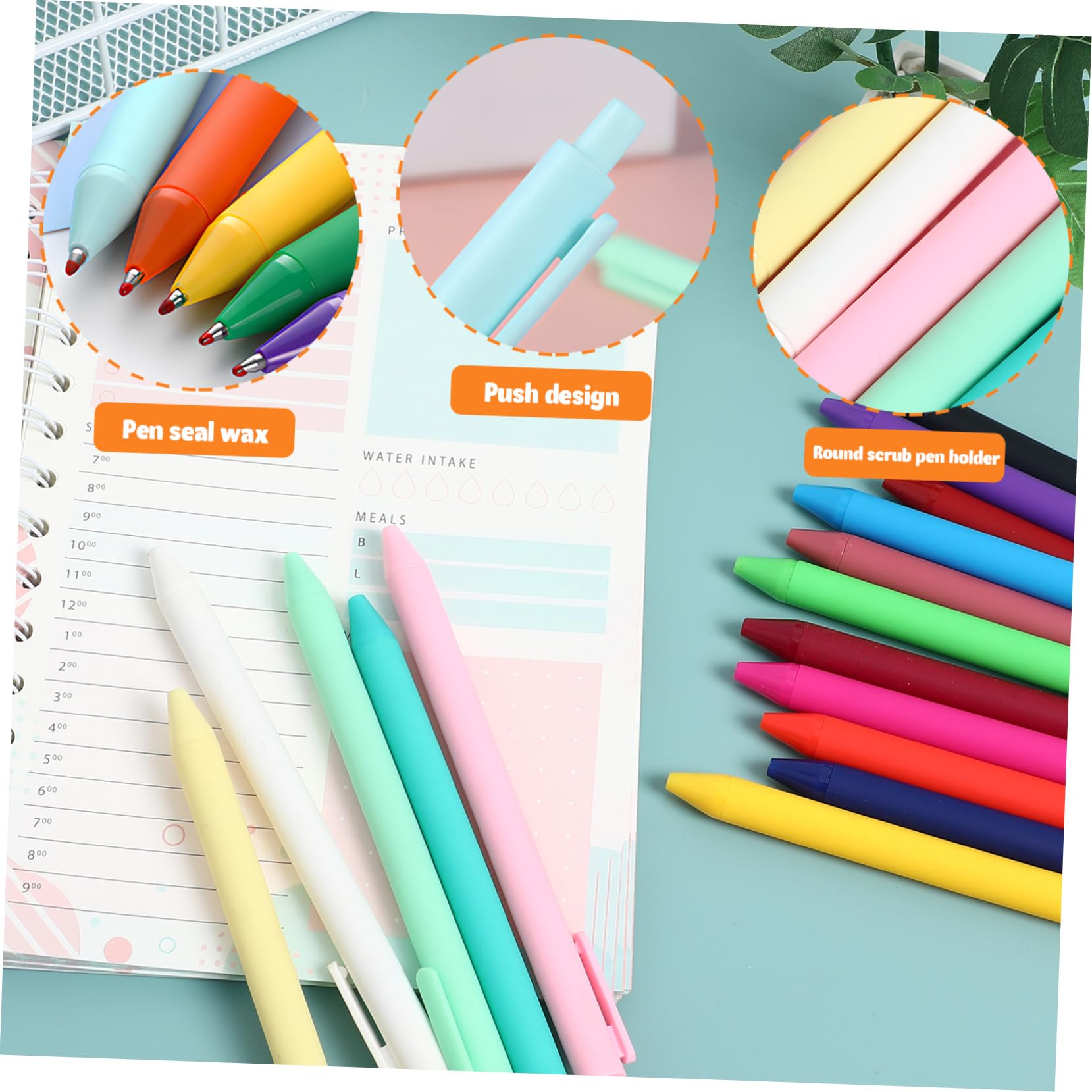 Gadpiparty 80 pezzi Penne Gel Retrattili Multicolori Punta Fine Scrittura Liscia e Comfort Ergonomico Penne Eleganti per Ufficio Scuola e
