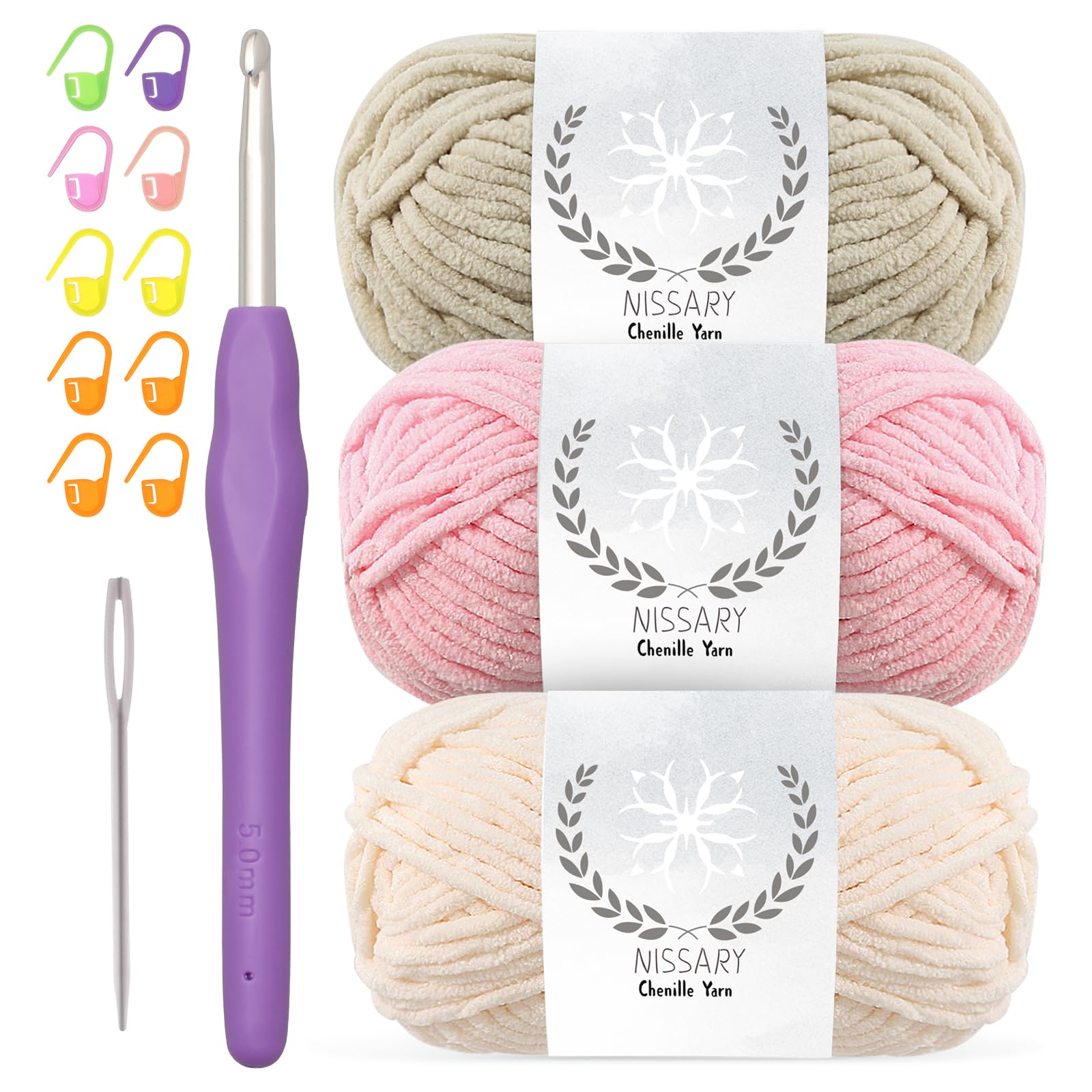 chenille wolle zum häkeln