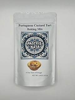 Pasteis de Nata Portuguese Custard Tart Baking Mix, 6.4 oz, Makes 12 Tarts